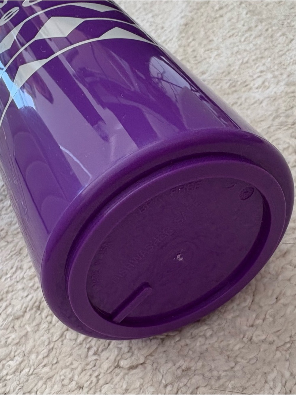 Hot Cold Purple Travel Tumbler with Lid- BPA free - Picture 4 of 13